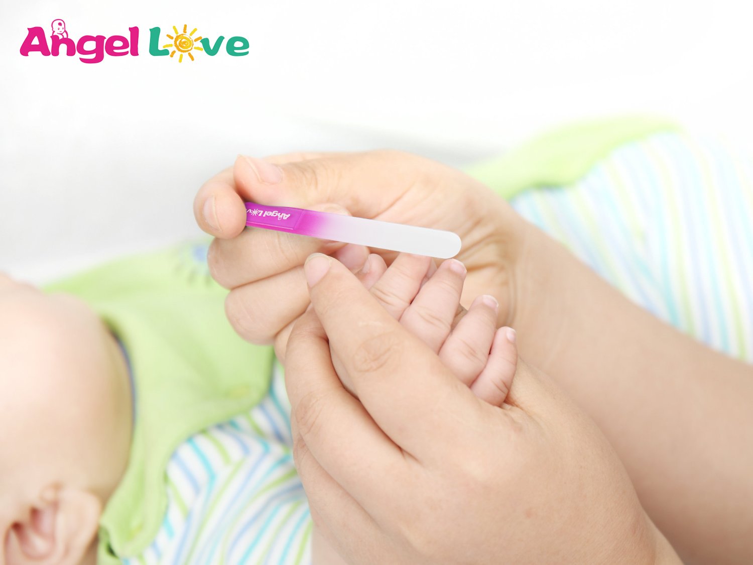 Angel Love non-porous, easy-to-clean files for hygiene.