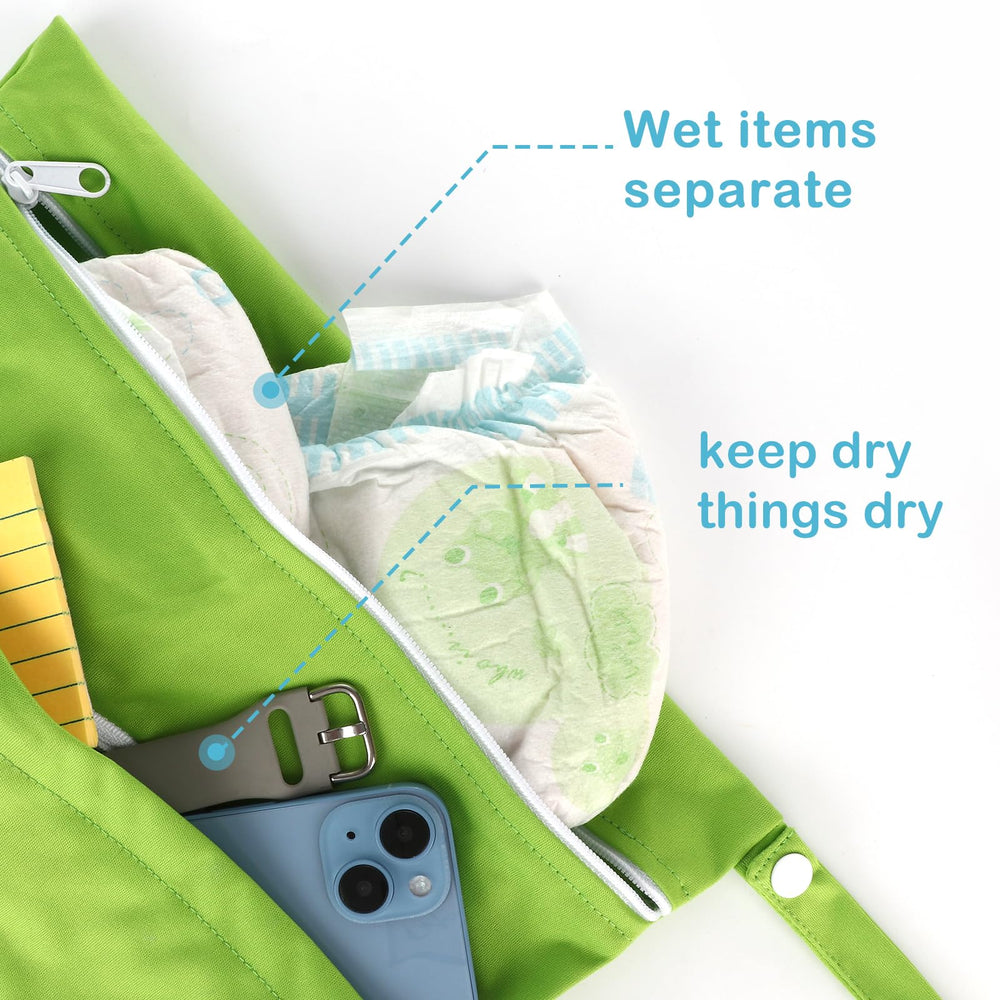 Angel Love travel use—fits 5-7 cloth diapers in each bag.