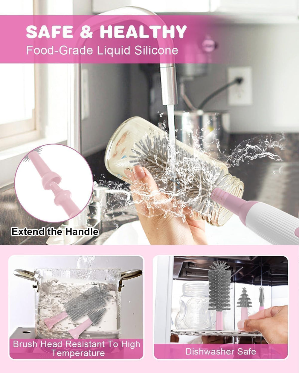 Angeland built-in drying rack with 16 branches holds multiple parts.