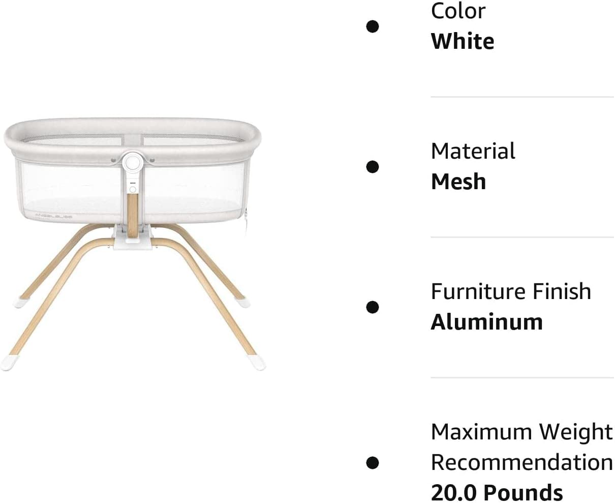 ANGELBLISS converts from bedside sleeper to independent bassinet instantly.