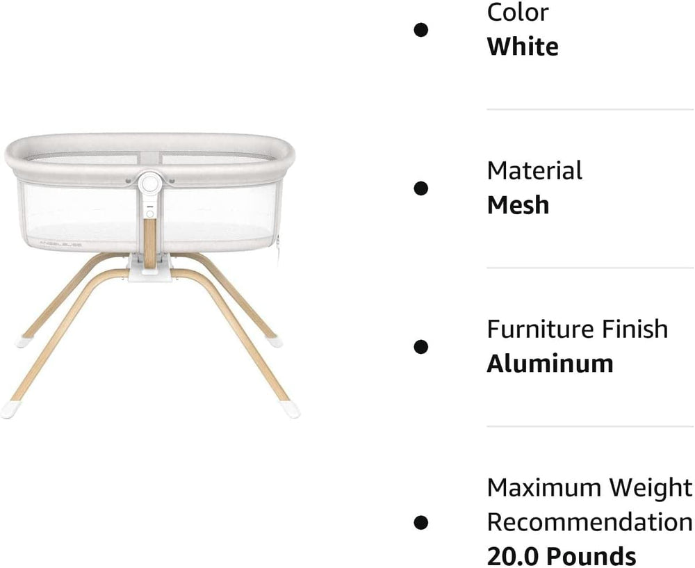 ANGELBLISS converts from bedside sleeper to independent bassinet instantly.