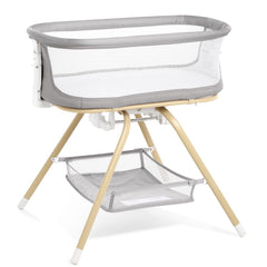 ANGELBLISS 3in1 bassinet bedside-crib provides close sleep access for nighttime feeding.