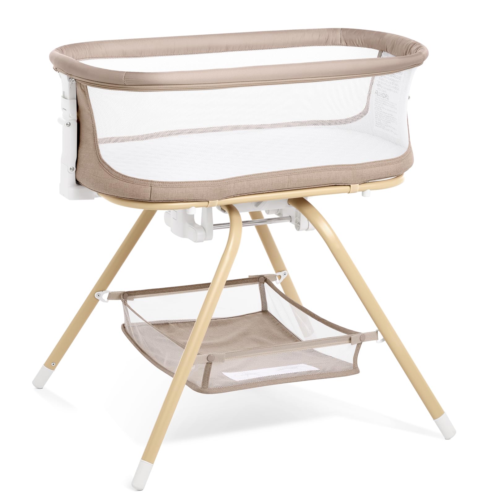 AngelBLISS 3in1 bassinet setup demonstrates versatile standalone mode for newborn sleep.
