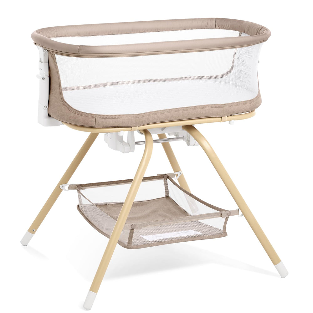 AngelBLISS 3in1 bassinet setup demonstrates versatile standalone mode for newborn sleep.