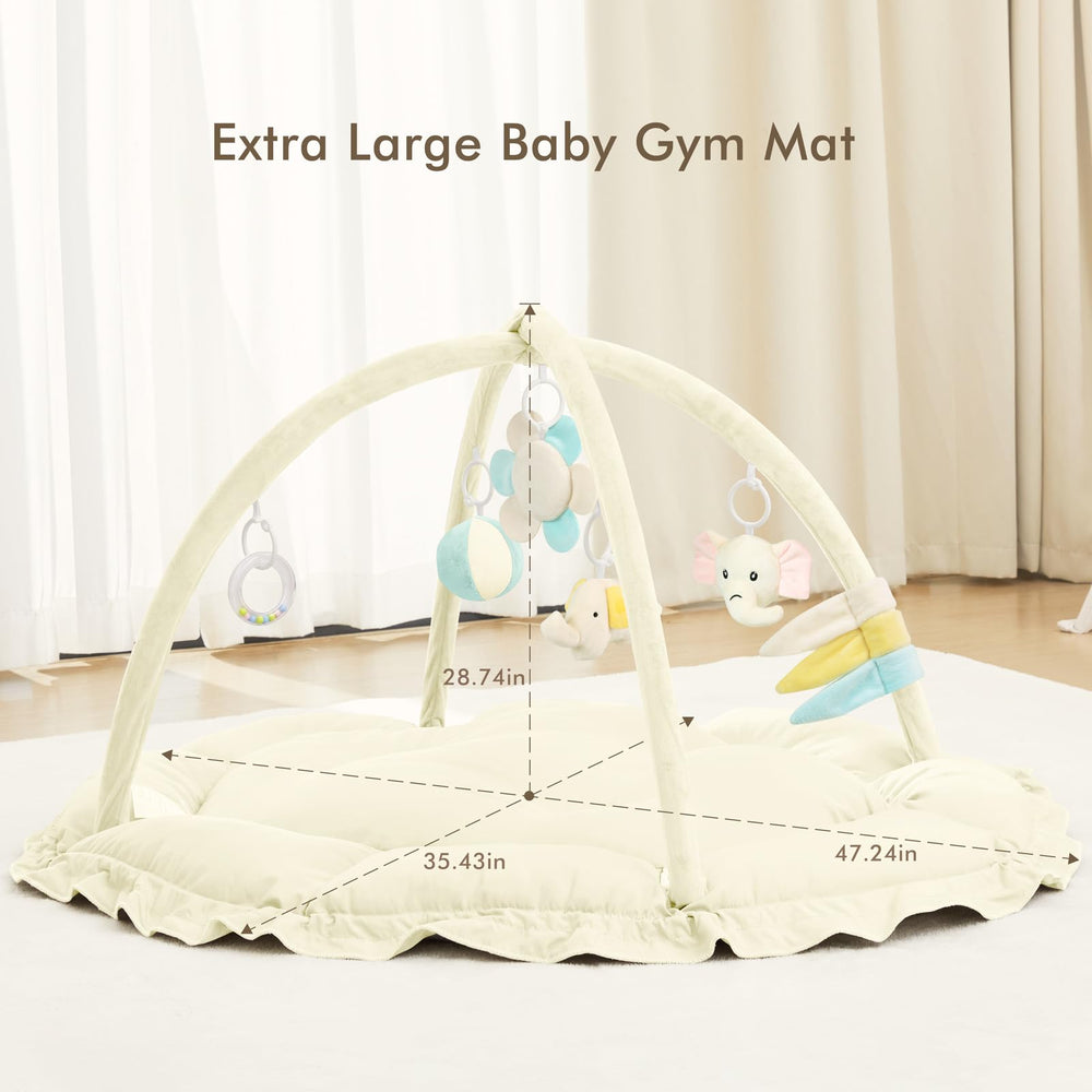 AngelBLISS large tummy-time area encourages active movement during supervised play