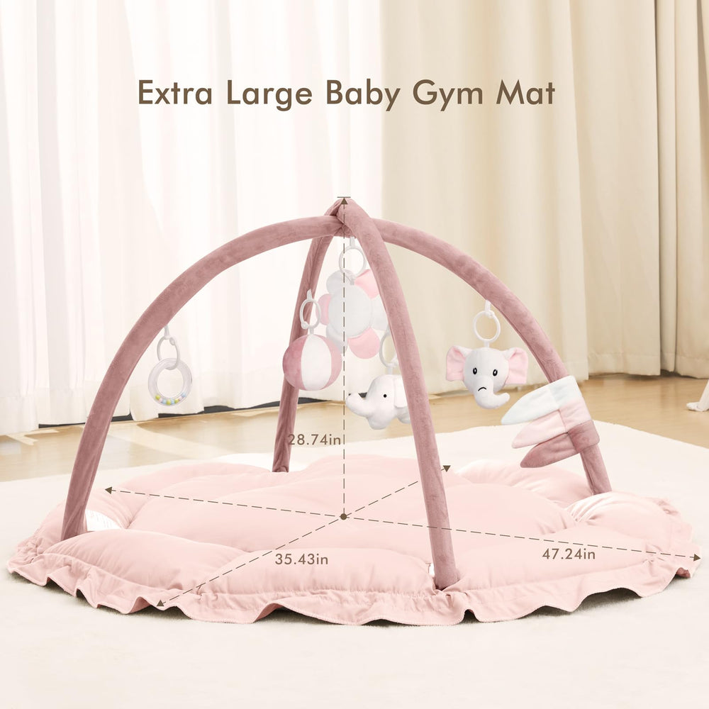 Angelbliss 5in1 baby play gym safety playpen showcasing open play space.