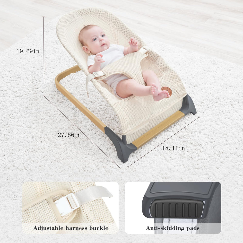 ANGELBLISS bouncer portable design – lightweight and easy to move.