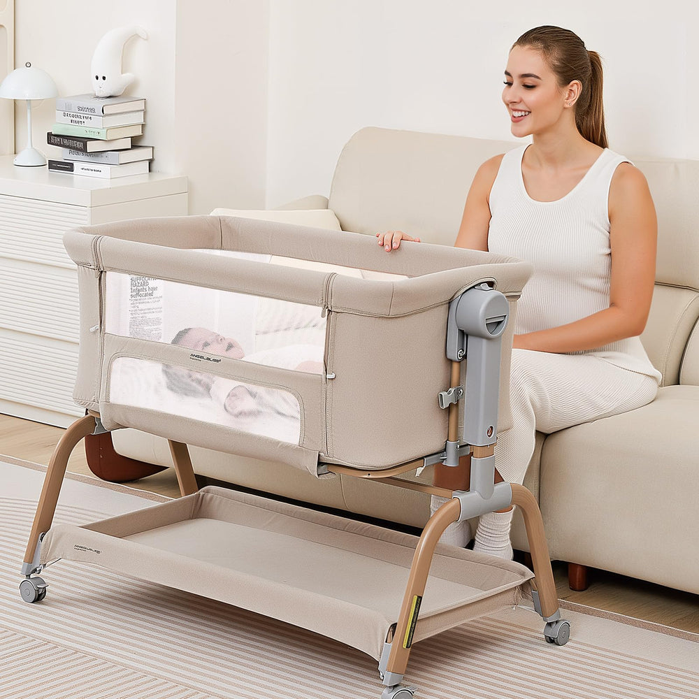 ANGELBLISS foldable portable design with wheels enables room-to-room movement.