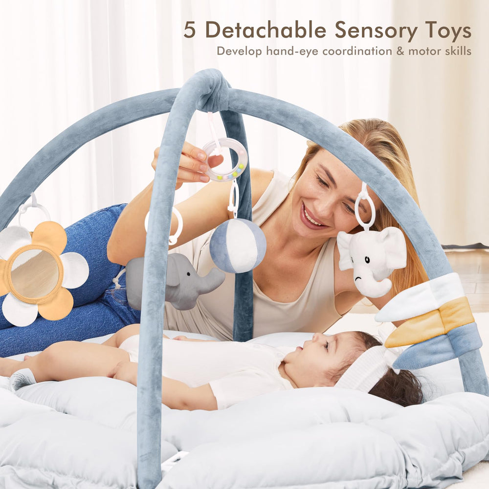 ANGELBLISS large play area mat ideal for stretch and exploration.