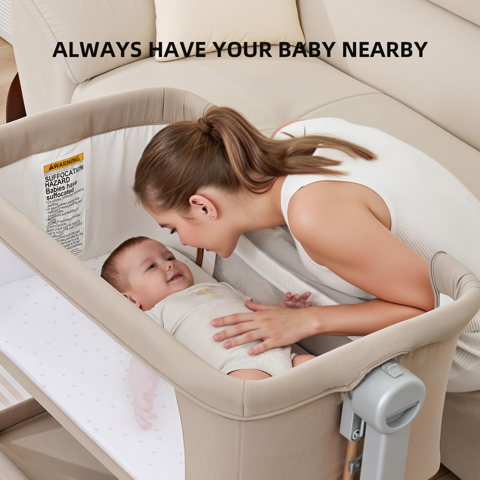 ANGELBLISS memory foam mattress provides soft yet supportive sleep surface.