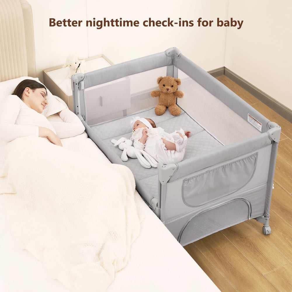 Angelbliss pack-and-play with mattress ready for safe sleep and play