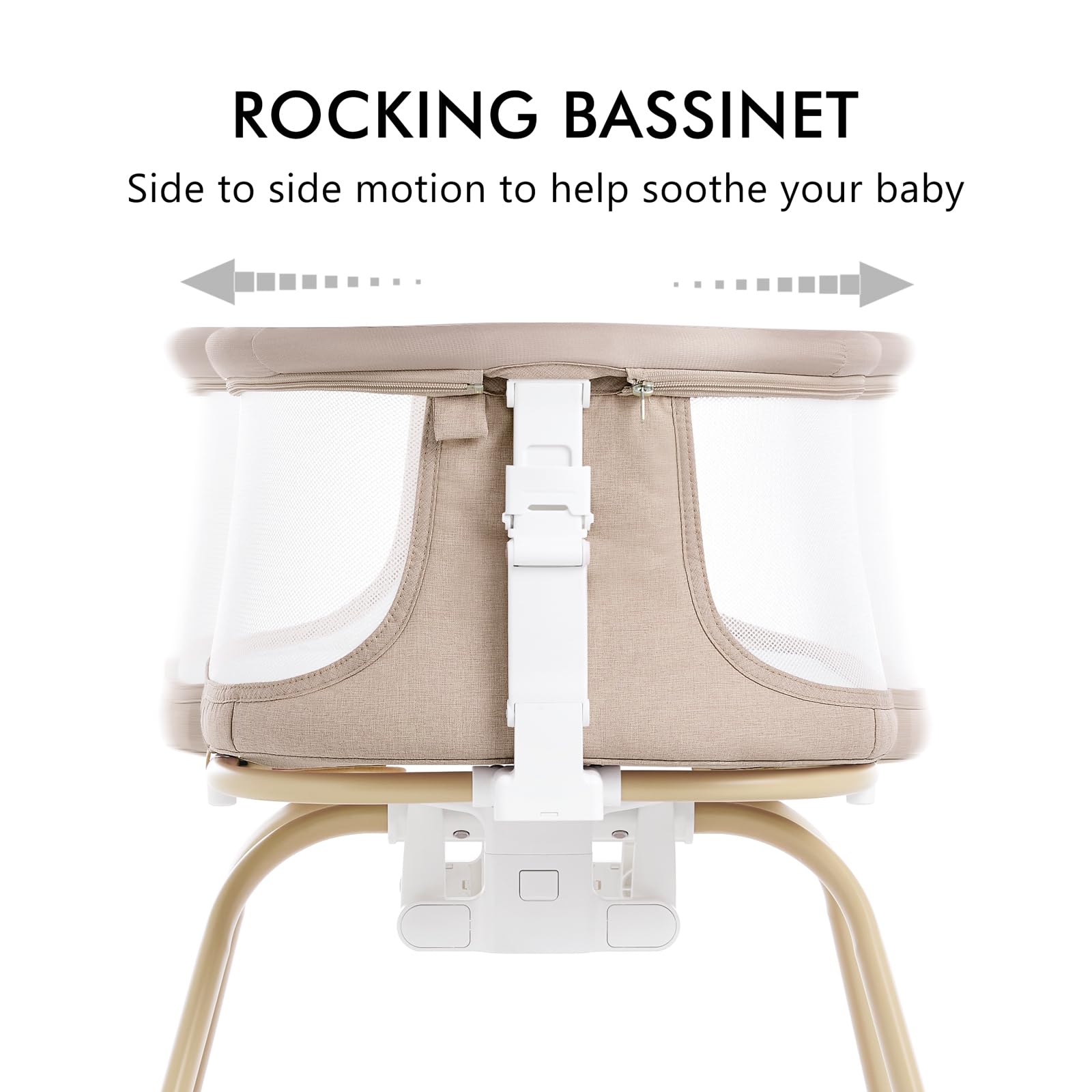 AngelBLISS portable nest with travel bag illustrates effortless mobility for outings.