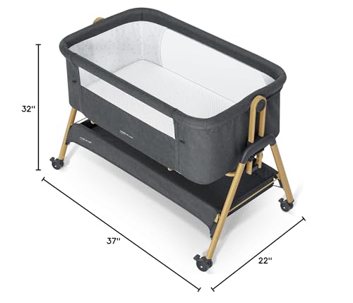 ANGELBLISS storage basket keeps baby essentials within reach.