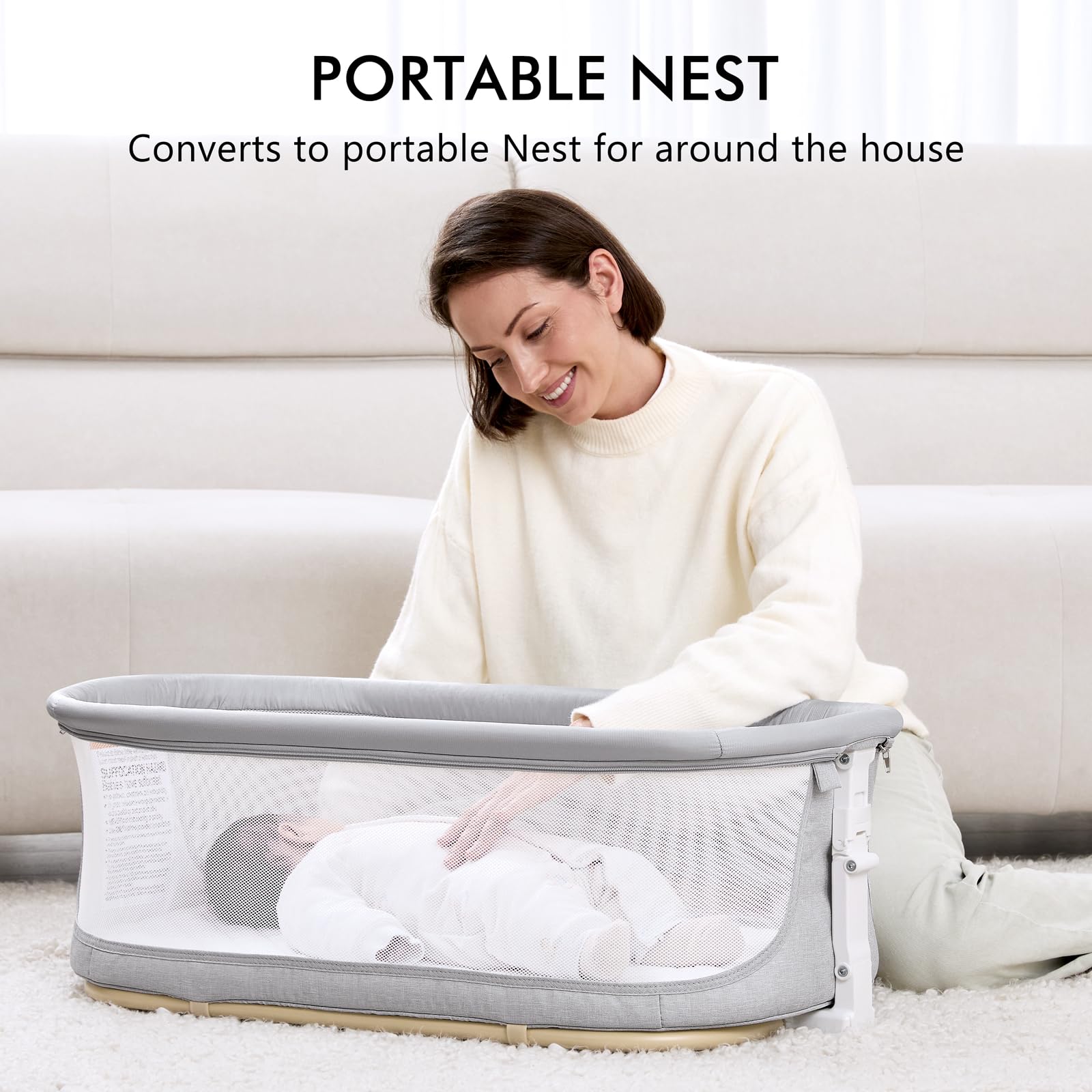ANGELBLISS travel-bag-for-bassinet makes trips easier.