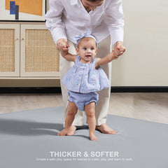 ANGELBLISS 50x50-inch dimension offers spacious crawling area.
