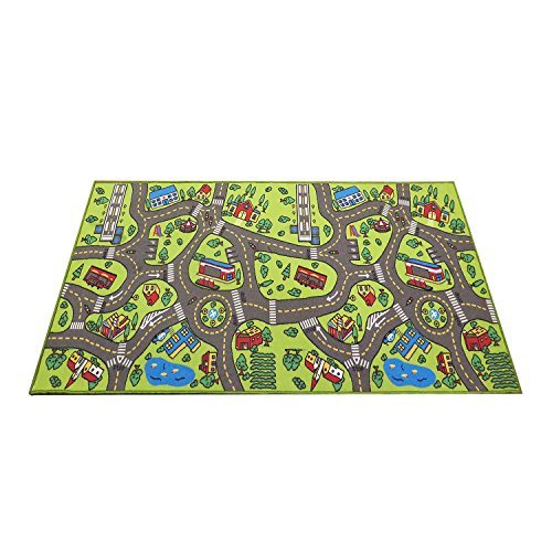 Angels Kids Rug City Life hospital-school-airport design sparks imaginative play.