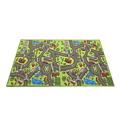 Angels Kids Rug City Life hospital-school-airport design sparks imaginative play.
