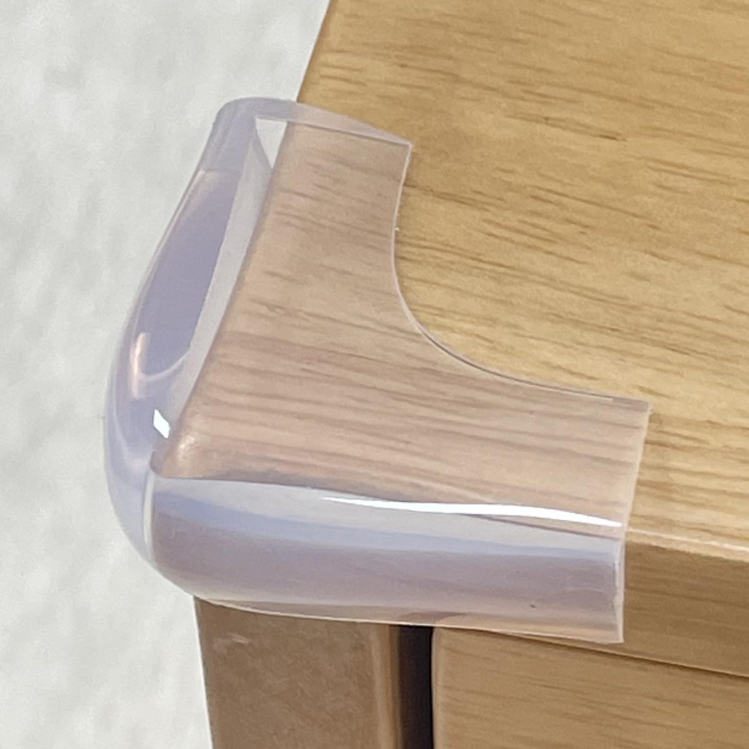 Angloria food-grade silicone corner protectors packaged for safe baby-proofing corners in homes with little ones