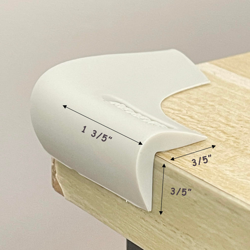 Angloria furniture-friendly corner protectors prevent wall and furniture contact safely.