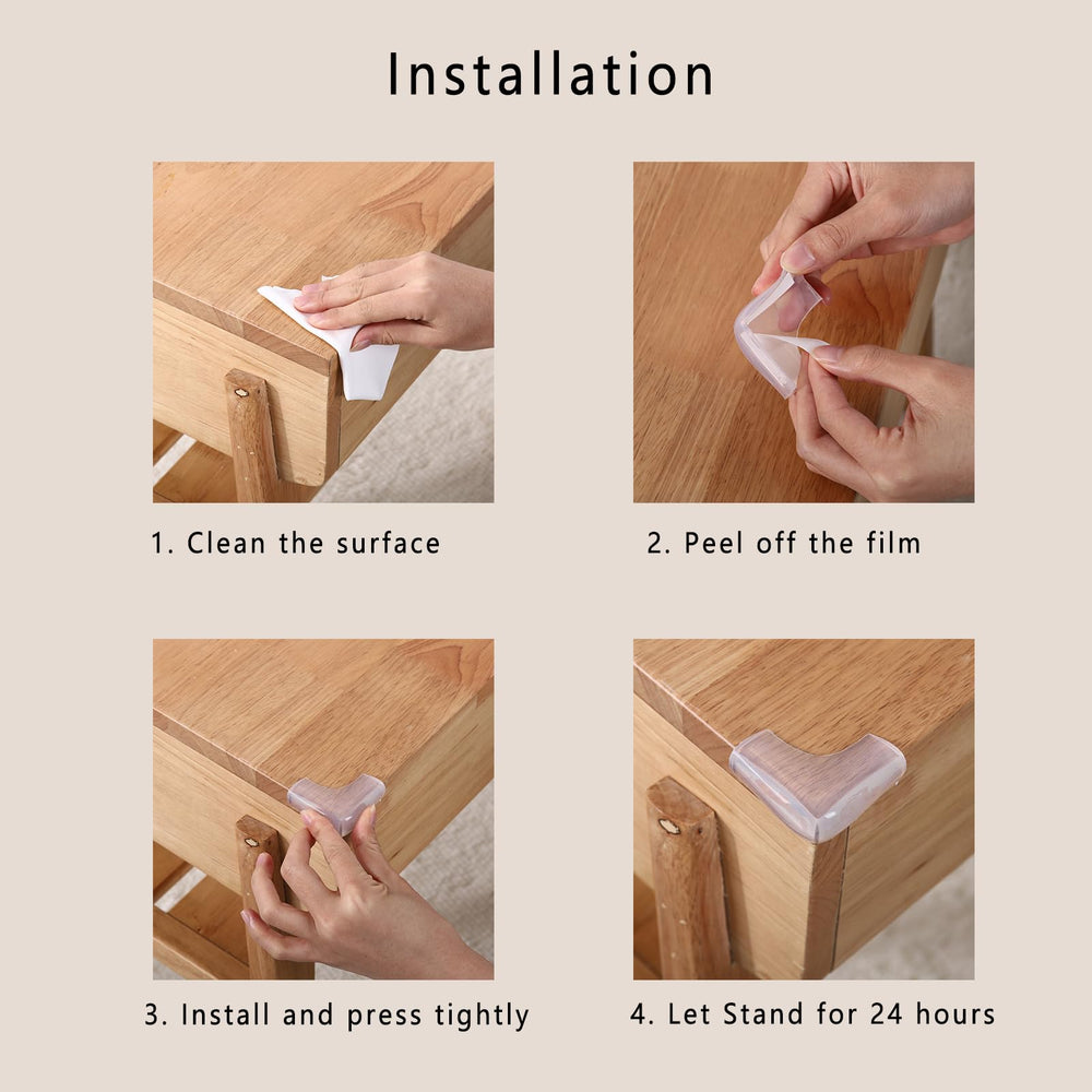 Angloria multi-surface protectors fit wood and glass to prevent scratches