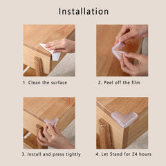 Angloria multi-surface protectors fit wood and glass to prevent scratches