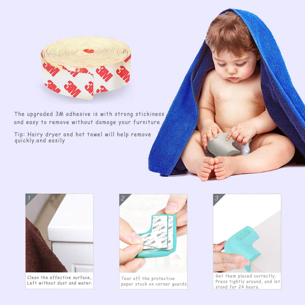 Angloria upgraded thickness padding increases edge protection for curious kids.