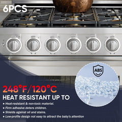 Animmenul heat-resistant stove knob covers maintain visibility during cooking