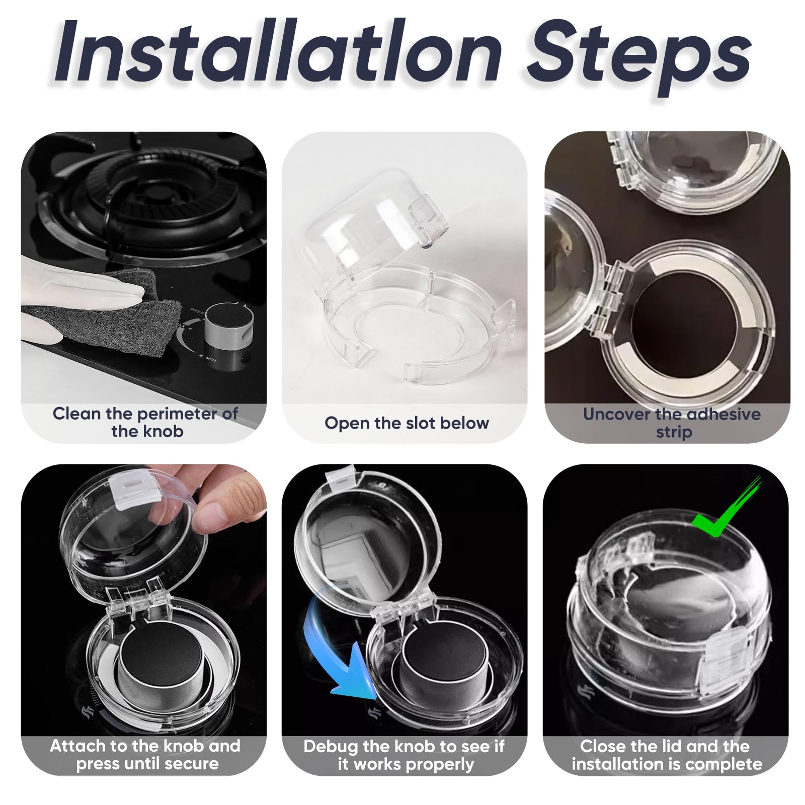 Animmenul waterproof and oil-resistant covers protect knobs in busy kitchens