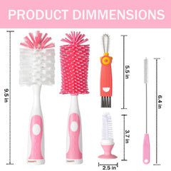 Anivona 5-in-1 straw brush reaches narrow straw interiors