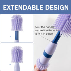 Anivona nipple brush close-up for precise nipple cleaning.