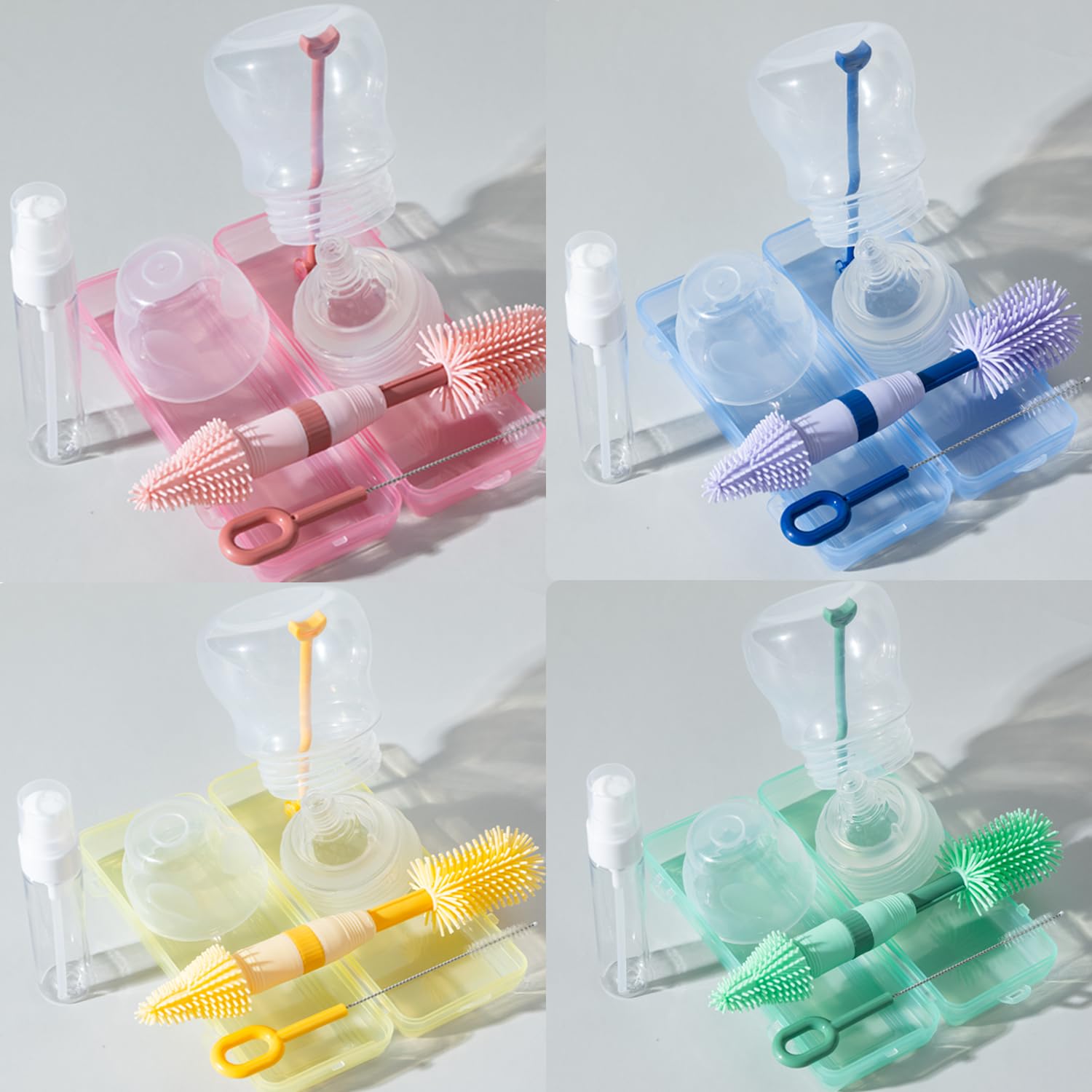 Anivona purple-color kit shown for travel-ready cleaning.