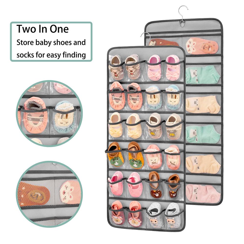 ANIZER 360-degree rotating hanger lets you reach items from any side.
