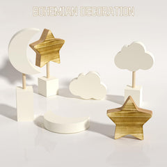 ANJUU moon 9 inch wall art adds gentle focal point for baby space