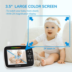 ANMEATE temperature sensor helps maintain a comfortable room environment for sleep.