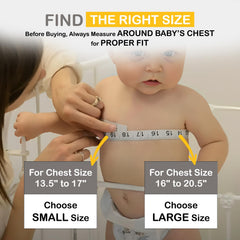 Anna & Eve swaddle strap arm-hug design secures arms without restricting hips