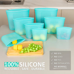 Annaklin bags with zip-lock closure provides airtight sealing for fresh leftovers.