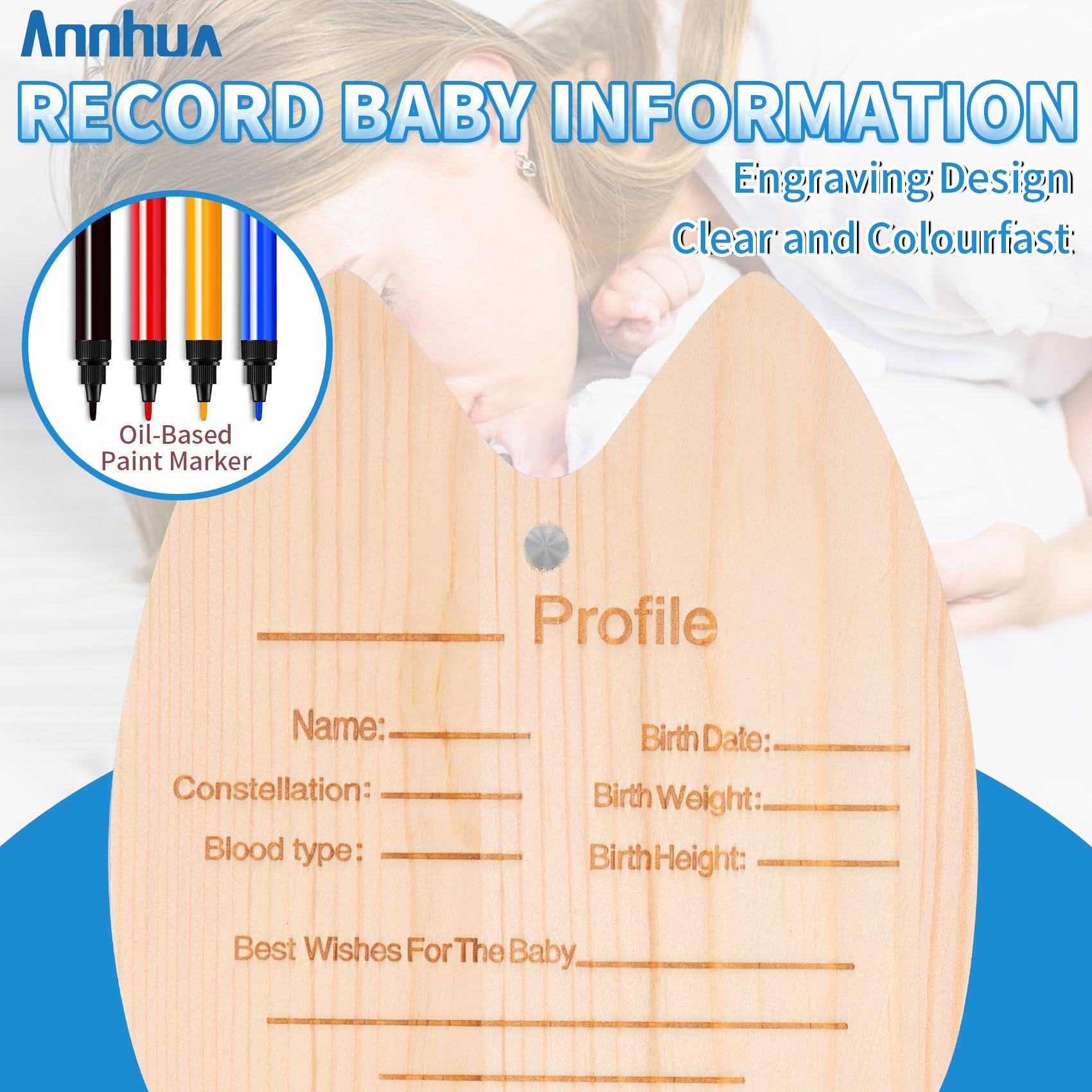 Annhua Tooth Fairy Box cotton wool pocket supports gentle placement