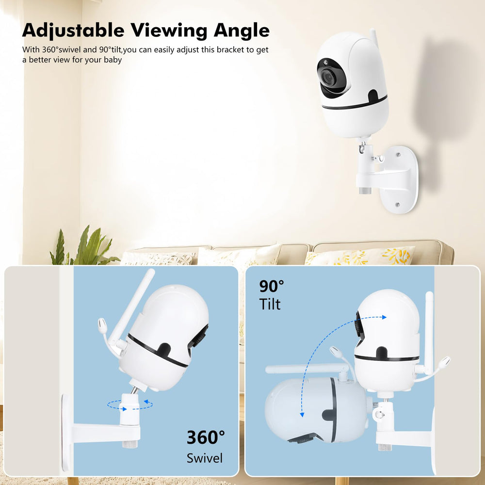 Annkoifu baby-monitor-mount-aluminum-base highlights durable, stable support.