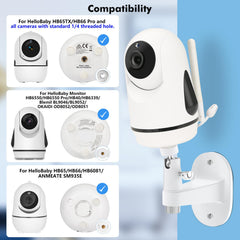 Annkoifu baby-monitor-mount-hello-baby-hb65-compat ensures easy HB65 compatibility.
