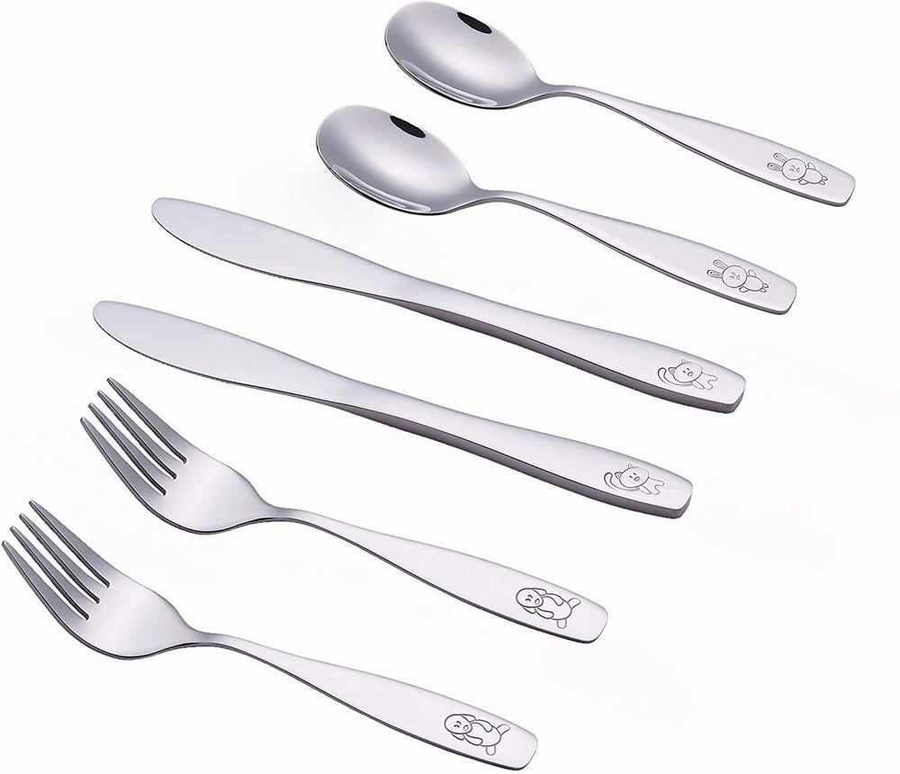 ANNOVA children knives closeup illustrates child-safe edge and comfortable grip.