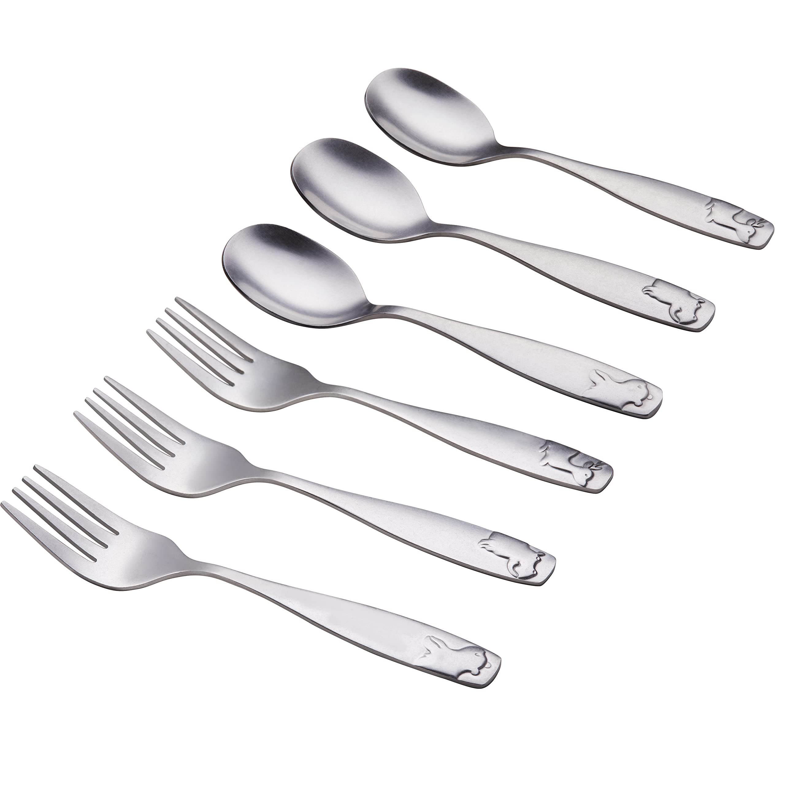Annova Kids Flatware set, dishwasher-safe for easy cleaning.