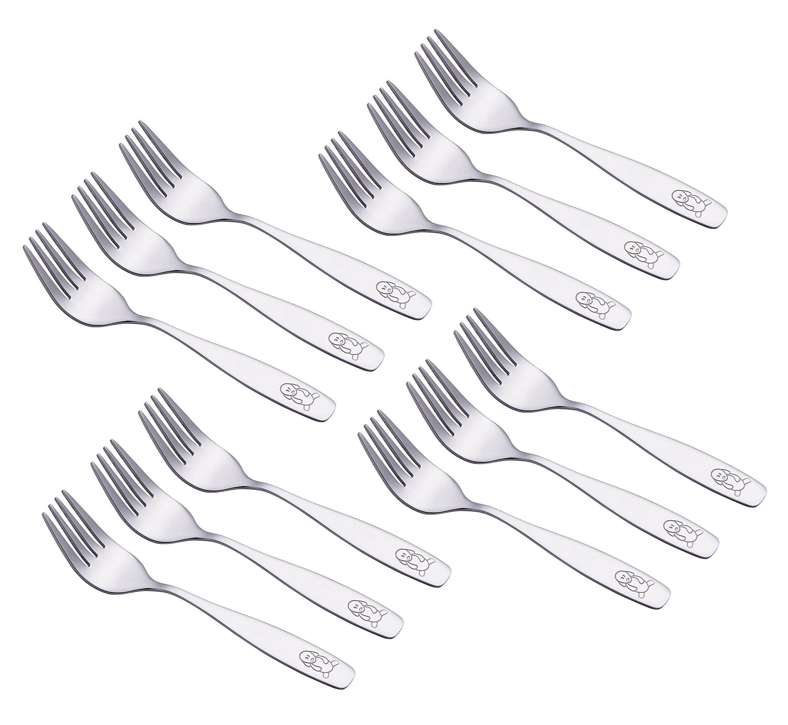 Annova Kids Silverware 6-piece set spoons, balanced weight for comfortable eating
