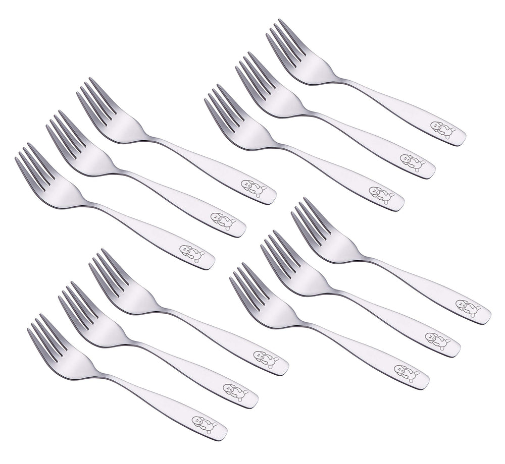 Annova Kids Silverware 6-piece set spoons, balanced weight for comfortable eating