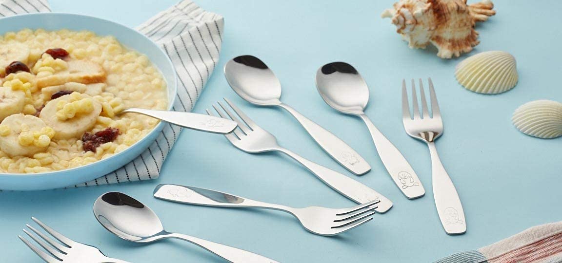 Annova Kids silverware mirror-polish finish adds premium look to meals.