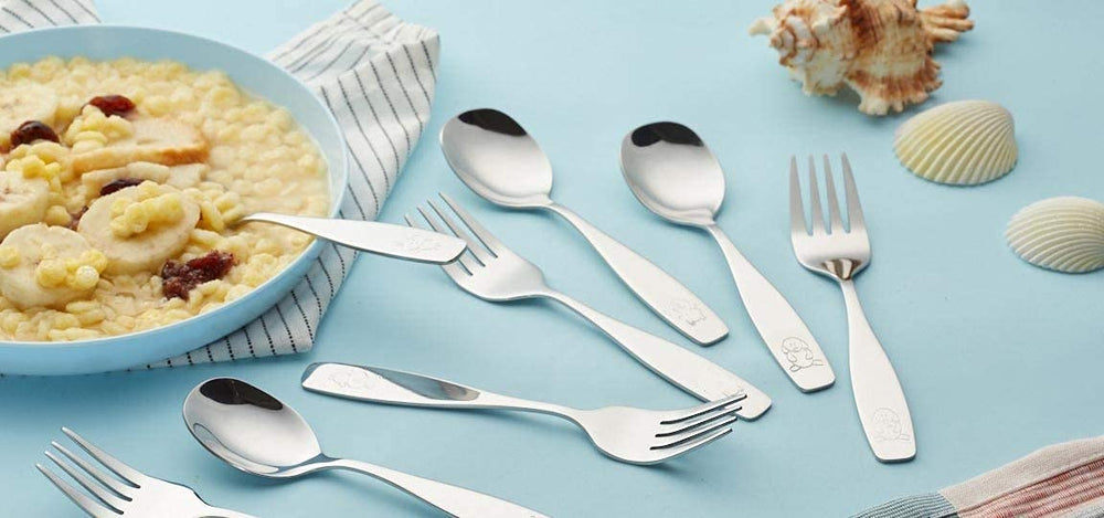 Annova Kids silverware mirror-polish finish adds premium look to meals.