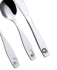 Annova Kids Silverware Safari Lion: grown-up style in toddler size with safe kid-friendly design.