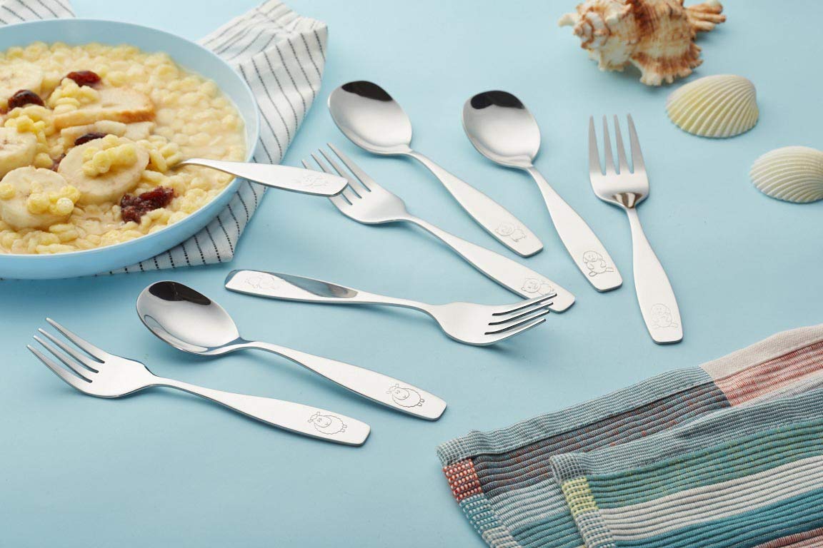Annova mirror-polished stainless steel 430-18-0 flatware for durable daily use.