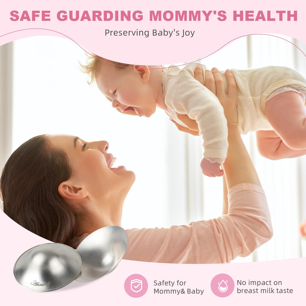 ANNSONG Silver Nursing Cups may help soothe irritation from breastfeeding without creams.