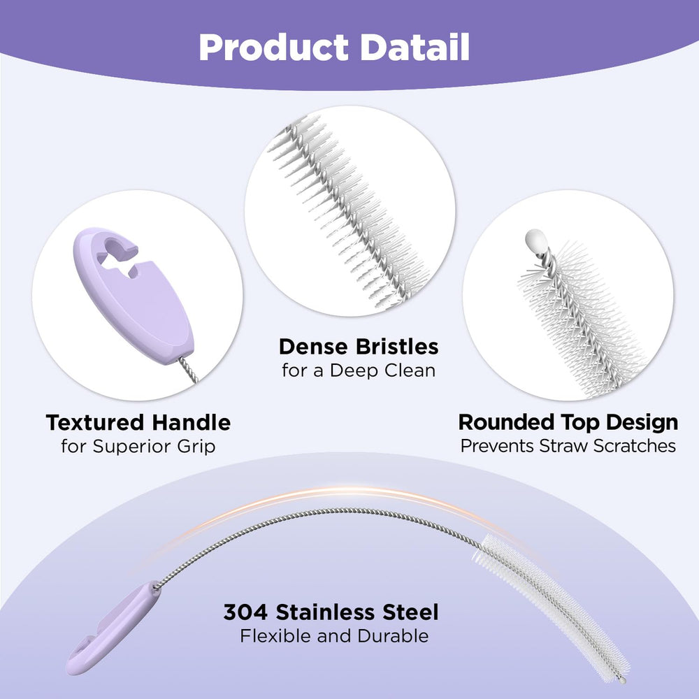 AnOis7ter cup-lid cleaner brush image emphasizes spout cleaning and spill-free maintenance.