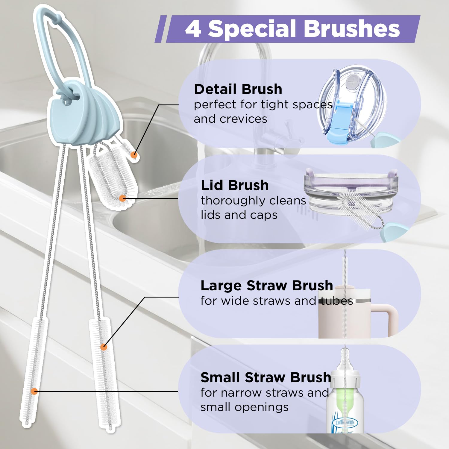 AnOis7ter straw-cleaner-brush-set cup-lid brush cleans lids and crevices.
